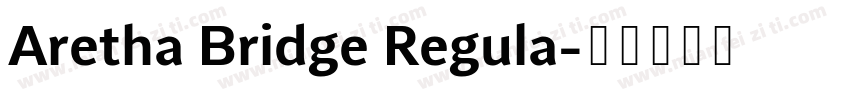 Aretha Bridge Regula字体转换